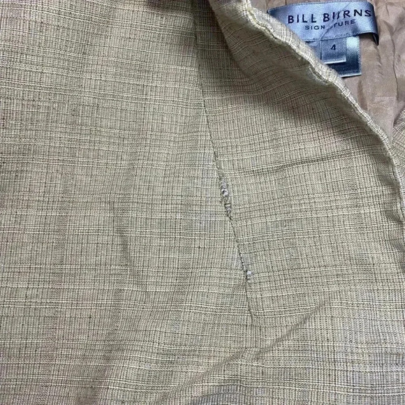 Womens Bill Burns Tan Blazer - 4 - Picture 4 of 8